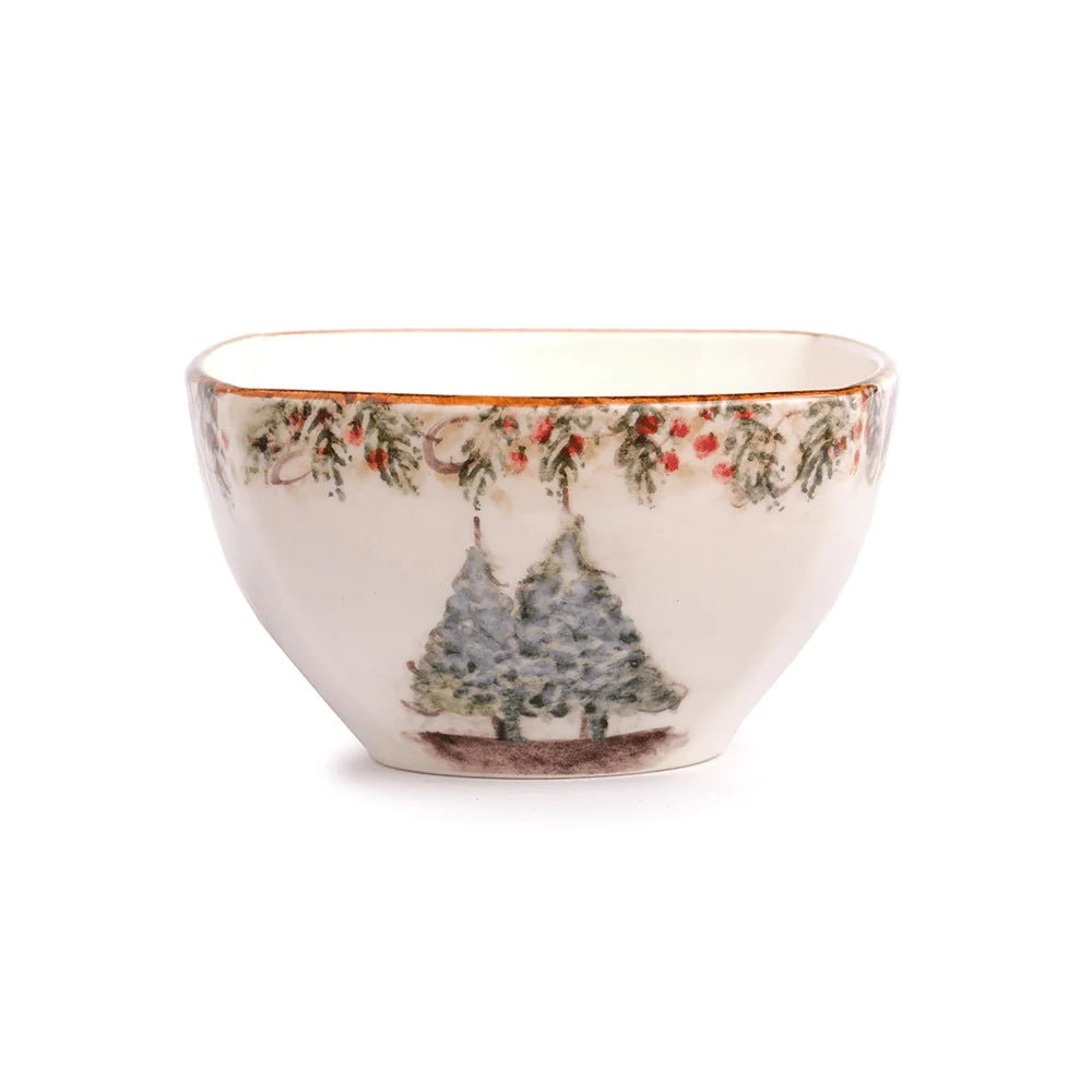 Natale Small Square Bowl