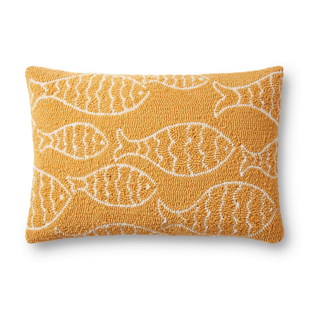 Hooked Fish Pattern Decorative Lumbar Pillow