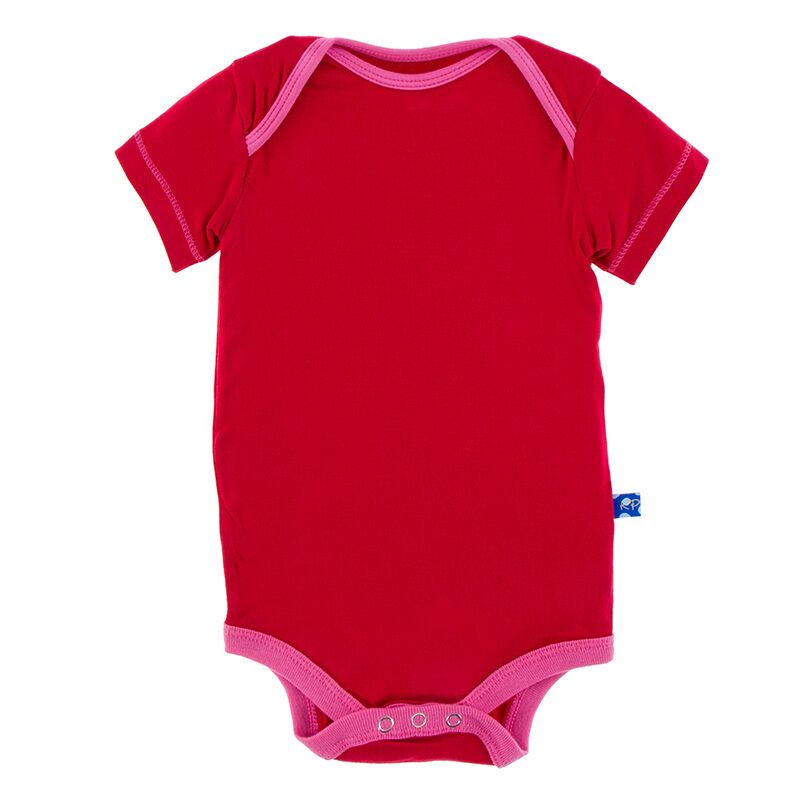 Balloon with Flamingo Trim Short Sleeve One Piece