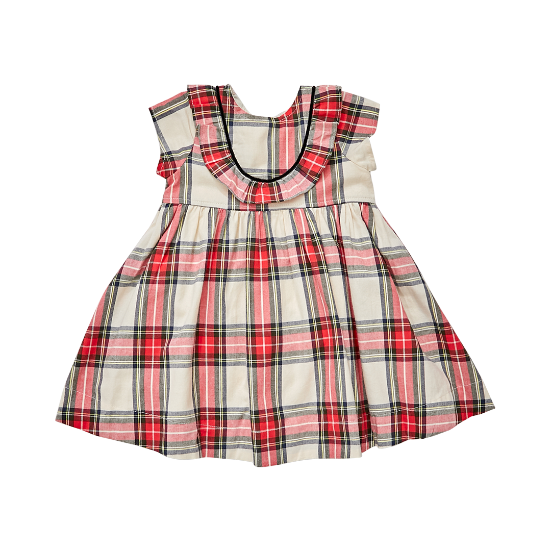 Snow Tartan Baby Eileen Dress