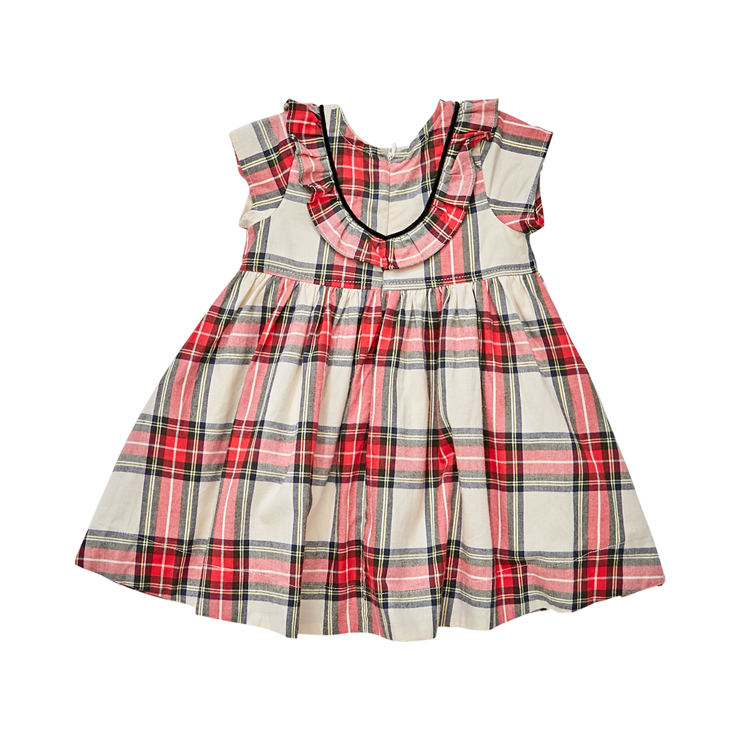 Snow Tartan Baby Eileen Dress