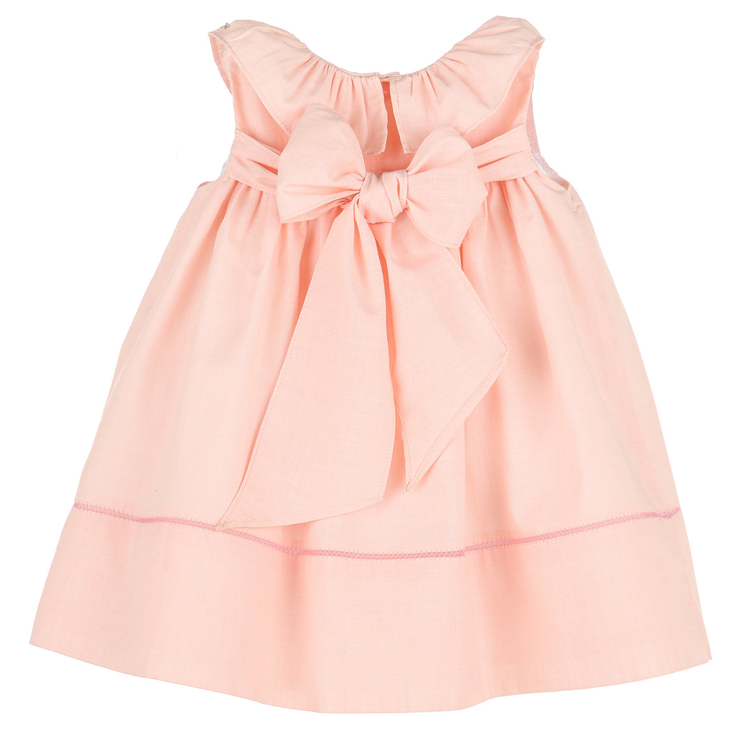 Peach Seaside Peche Ruffle Dress