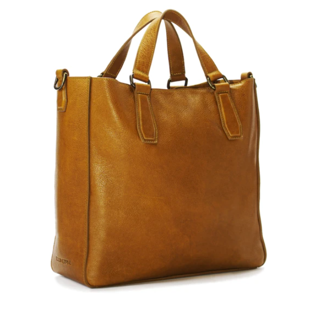 Ellington Leather Market Tote W/ Large Clutch