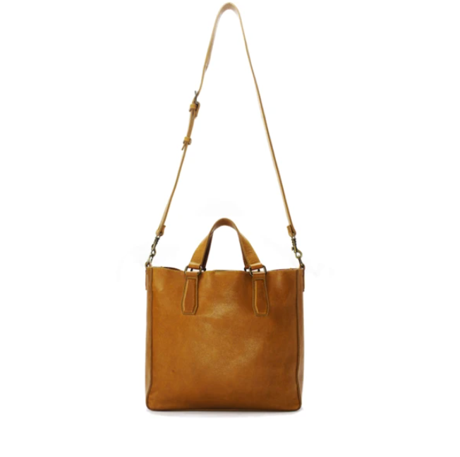 Ellington Leather Market Tote W/ Large Clutch