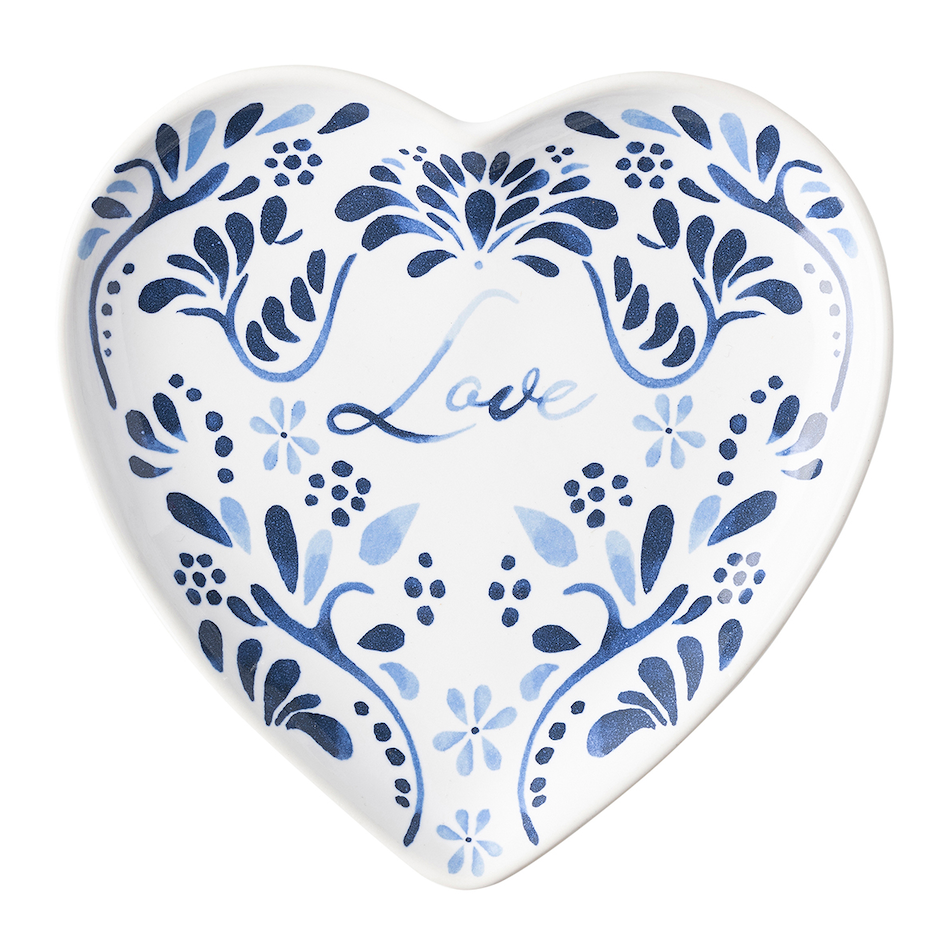 Iberian Indigo "Love" Tray