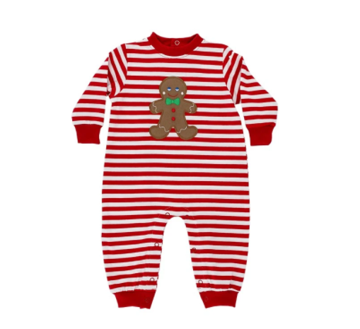 Gingerbread Treats Knit Romper