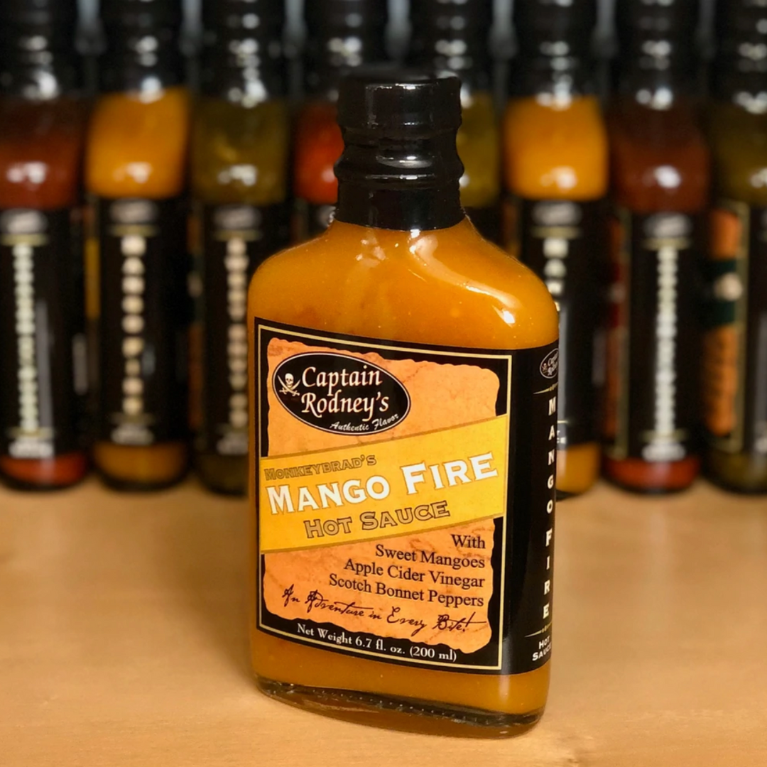 Captain Rodney's Private Reserve Mango Fire Hot Sauce