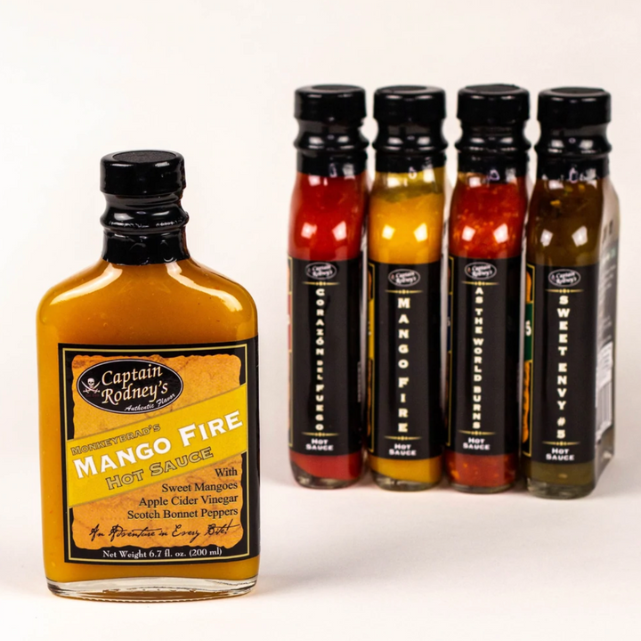 Captain Rodney's Private Reserve Mango Fire Hot Sauce