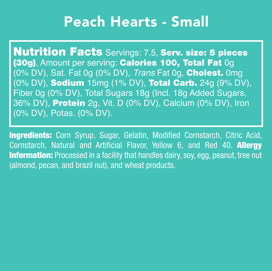 Peach Heart Gummies