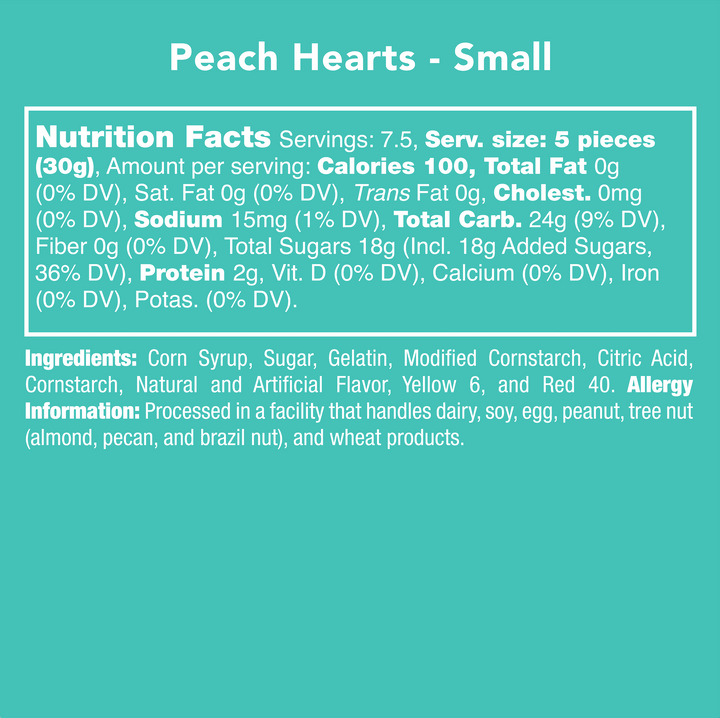 Peach Heart Gummies