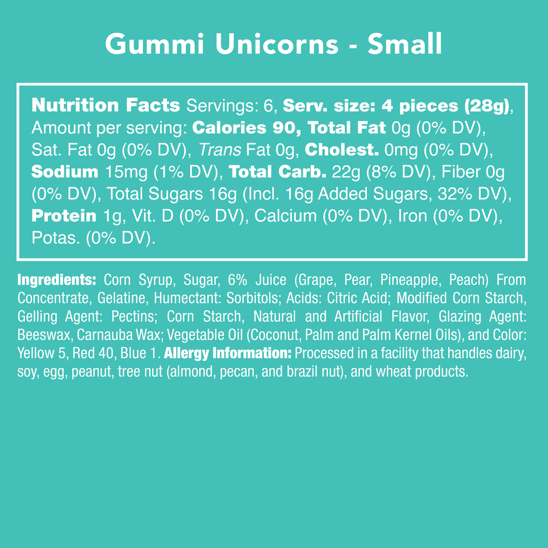 Candy Gummy Unicorns