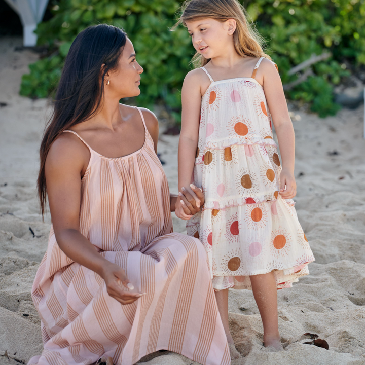 Multi Sunrise Garden Dress