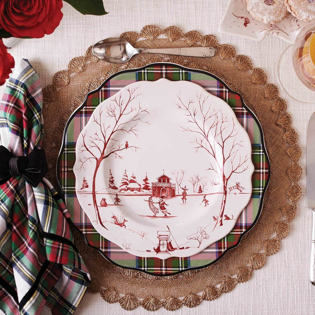 Stewart Tartan Dinner Plate