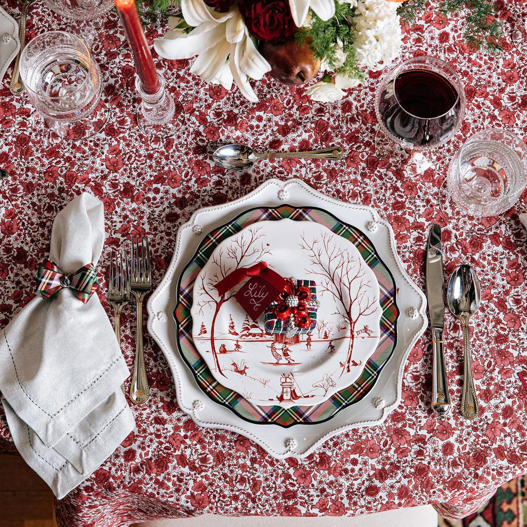 Stewart Tartan Dinner Plate