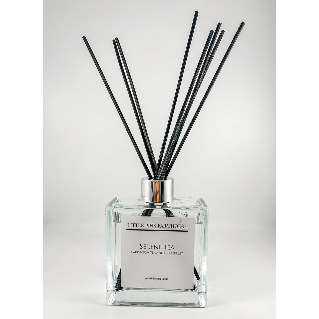 Sereni-tea Clear Glass Reed Diffuser