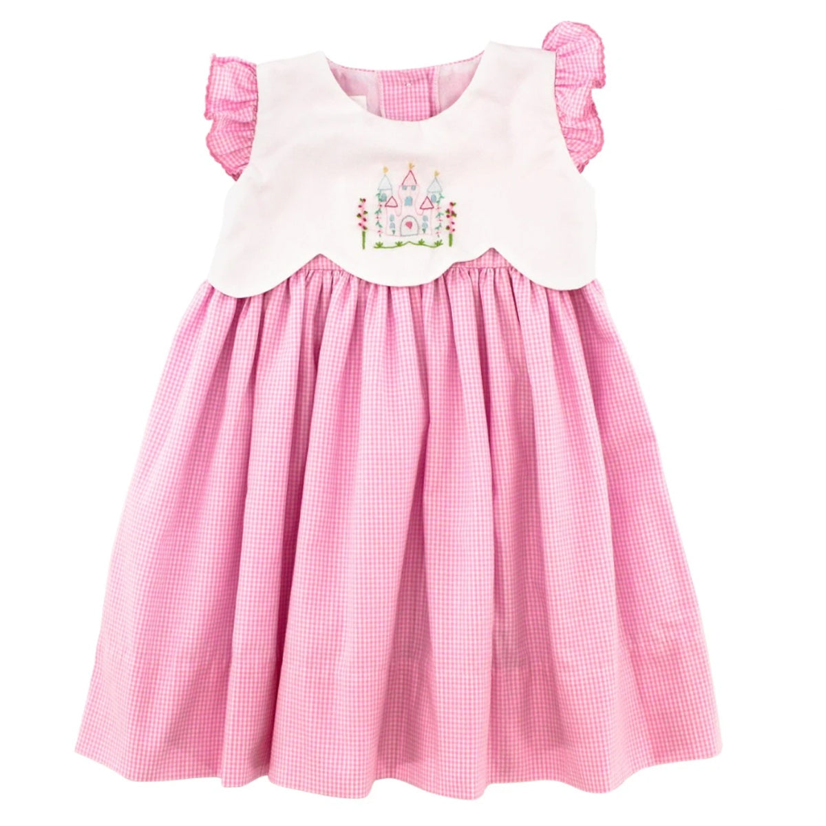 Pink Gingham Castle Dress