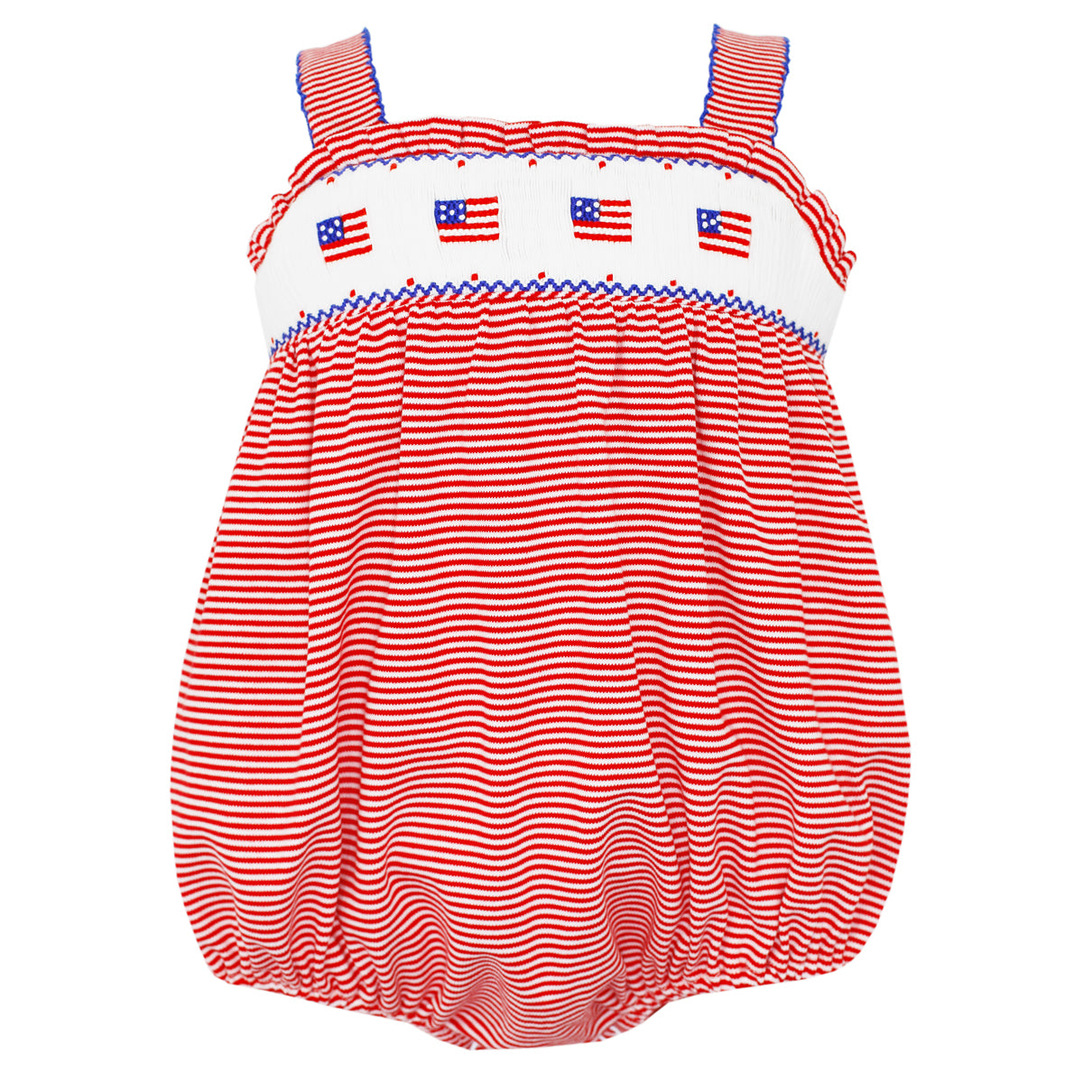 Red Stripe Knit Flag Sun Bubble