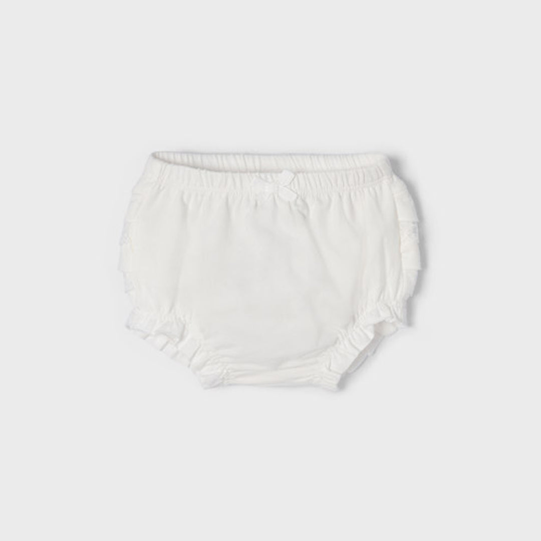 Ecofriends Natural Ruffled Knit Bloomers