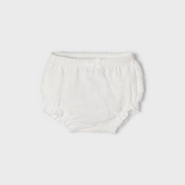 Ecofriends Natural Ruffled Knit Bloomers