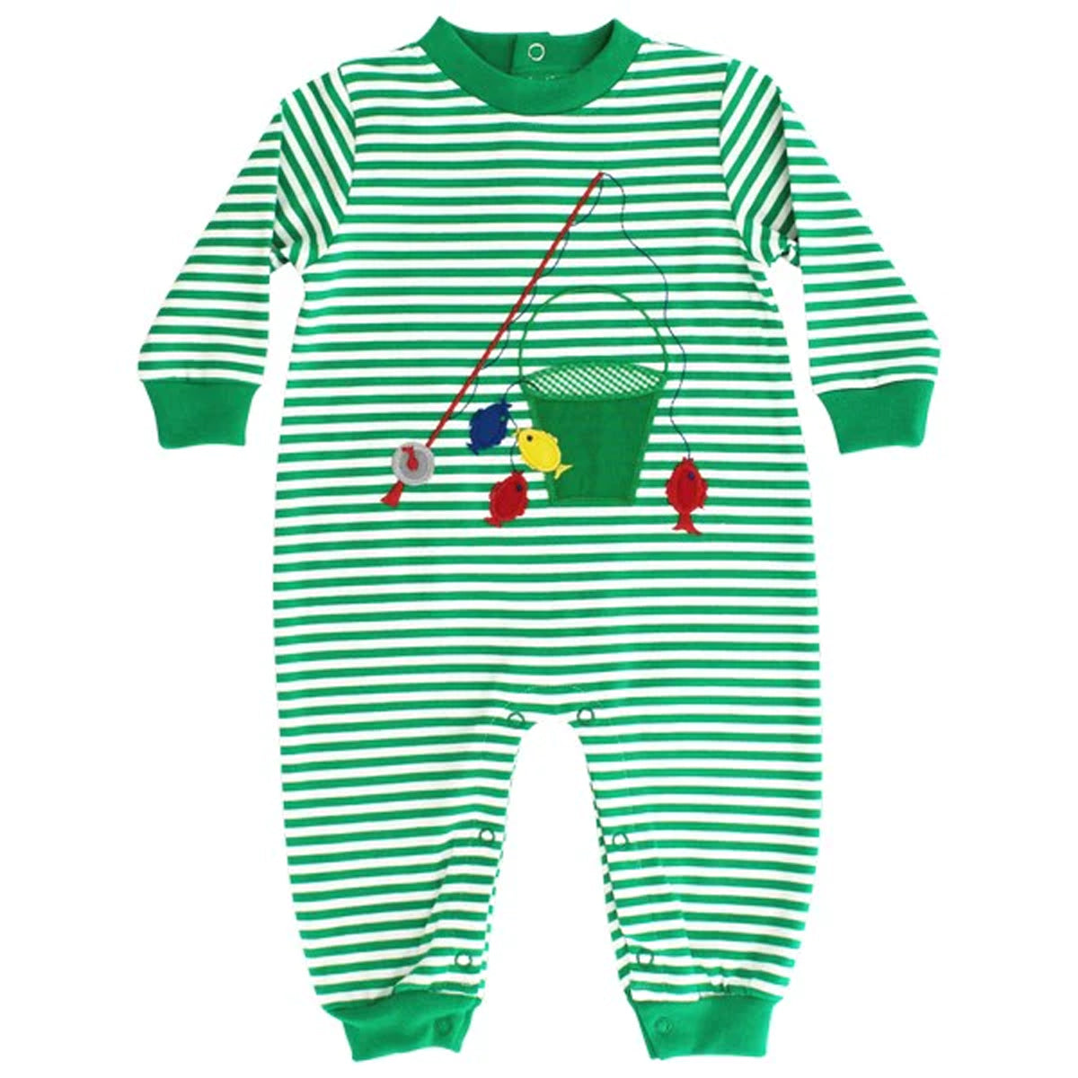 Fishing Bucket Knit Romper