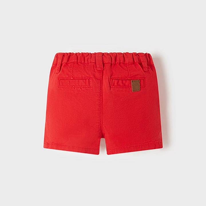 Red Twill Shorts