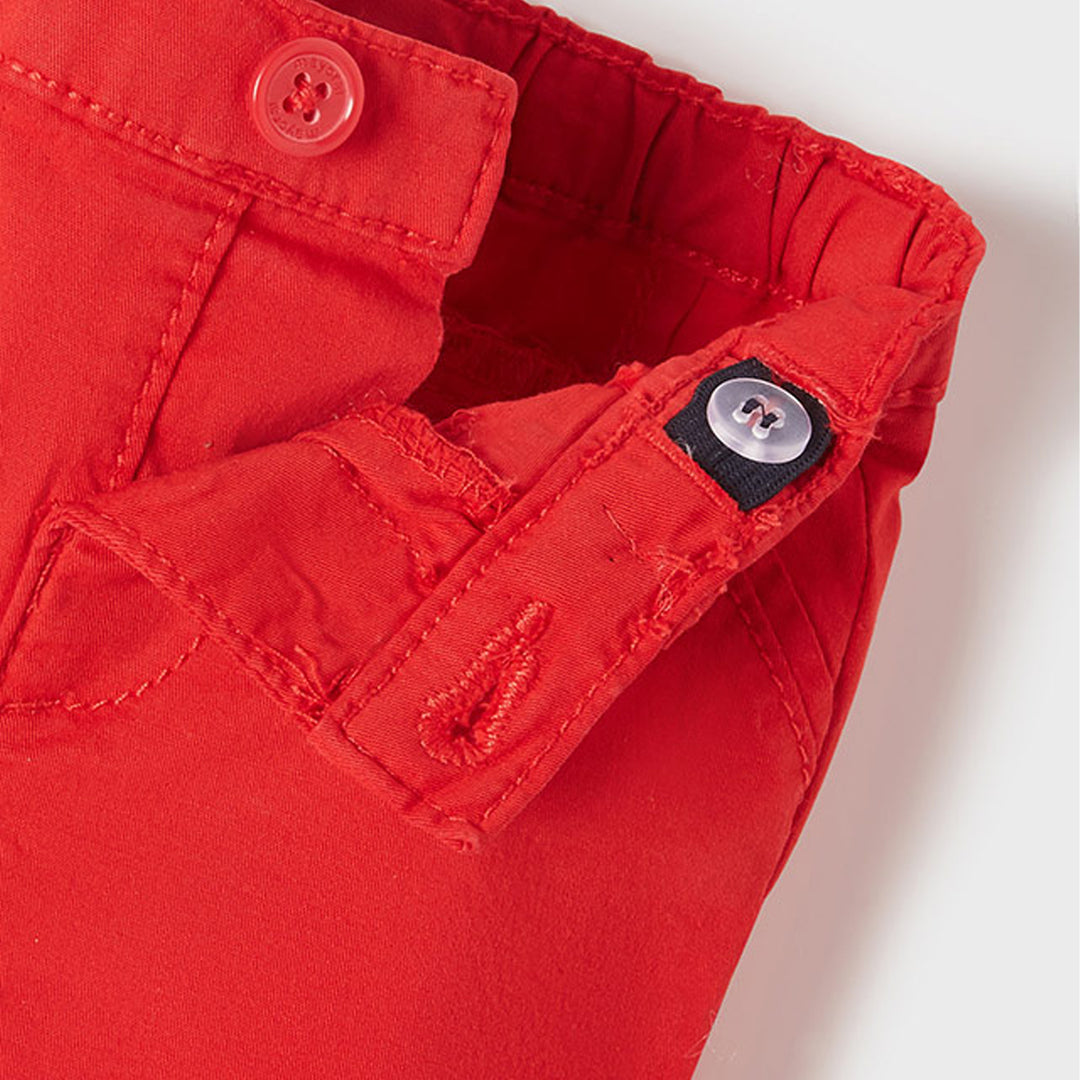 Red Twill Shorts