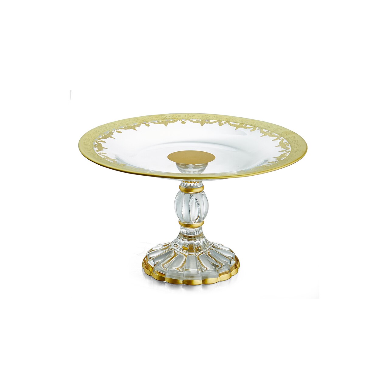 Vetro Gold Petit Four Stand