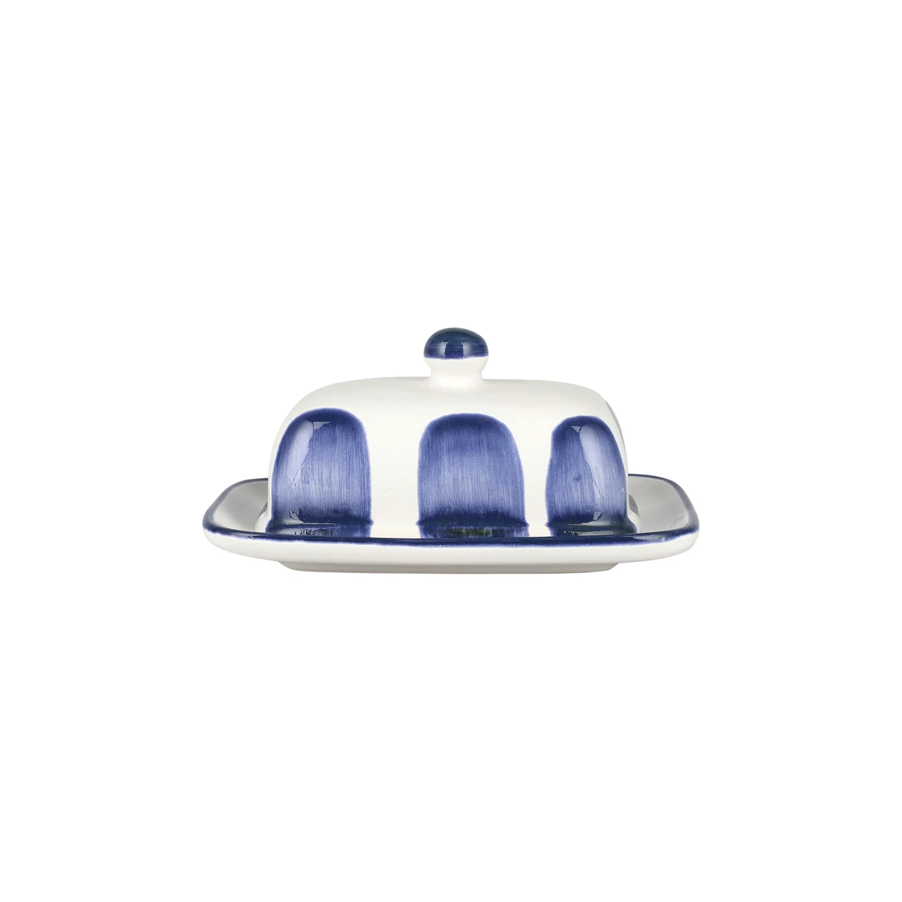 Santorini Dot Butter Dish