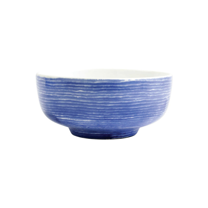 Santorini Stripe Medium Footed Serving Bowl