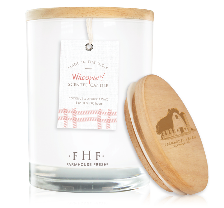 Whoopie! Candle with Wooden Lid