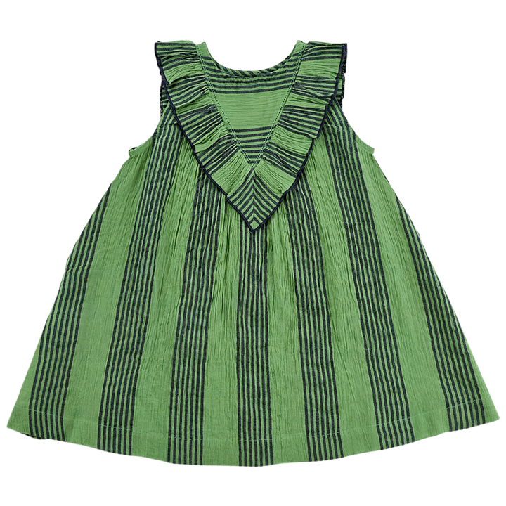 Peppermint & Navy Column Stripe Marly Dress