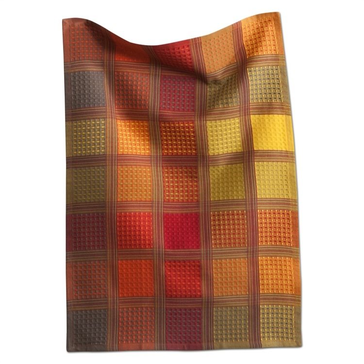 Waffle Check Cotton Dishtowel