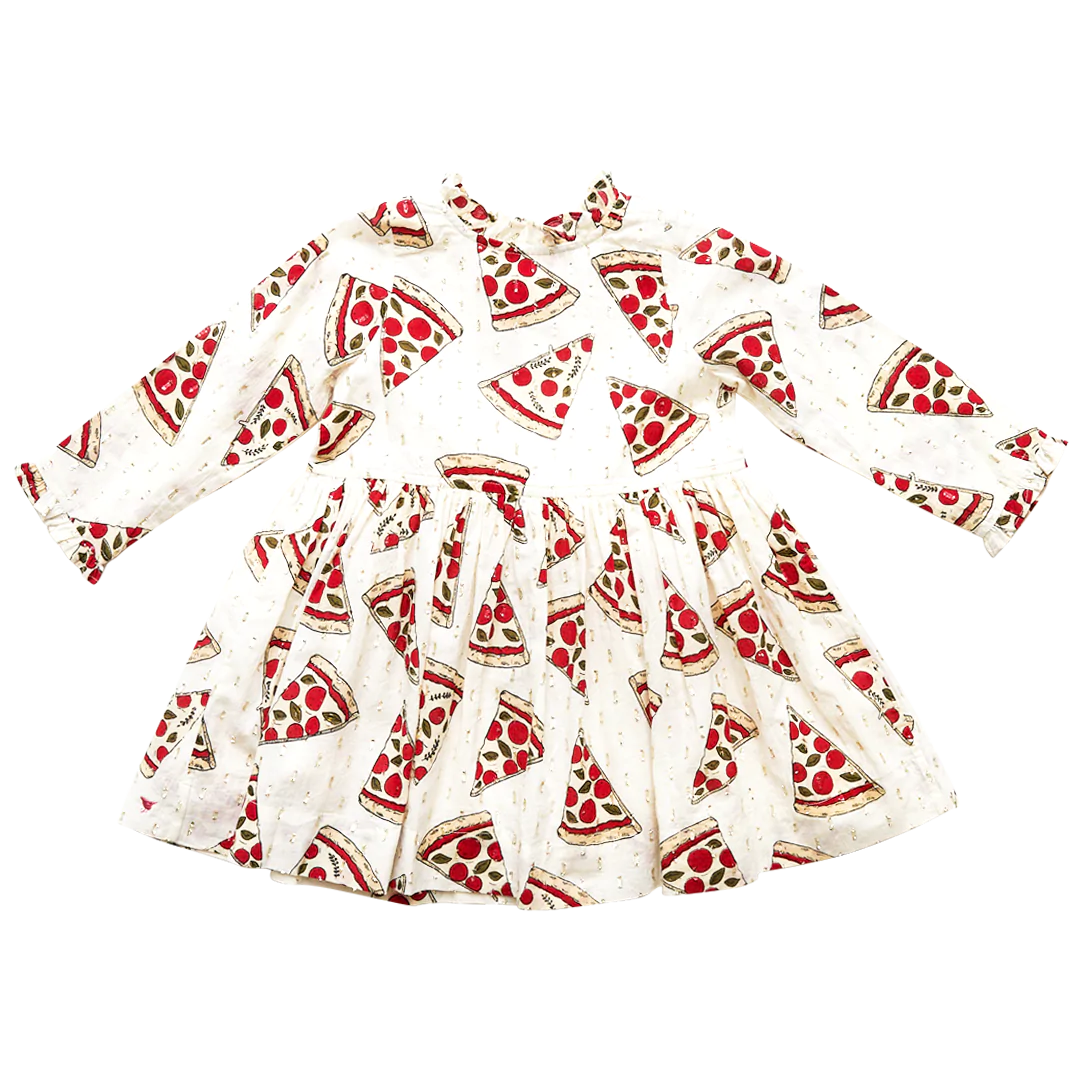 Pizza Party Autumn Dress