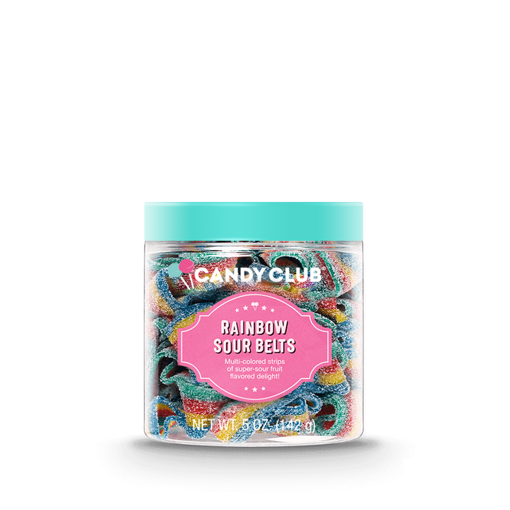 Rainbow Sour Belt Candies