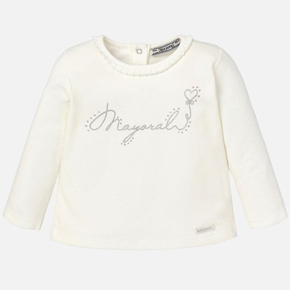 Ivory Mayoral Long Sleeve Shirt