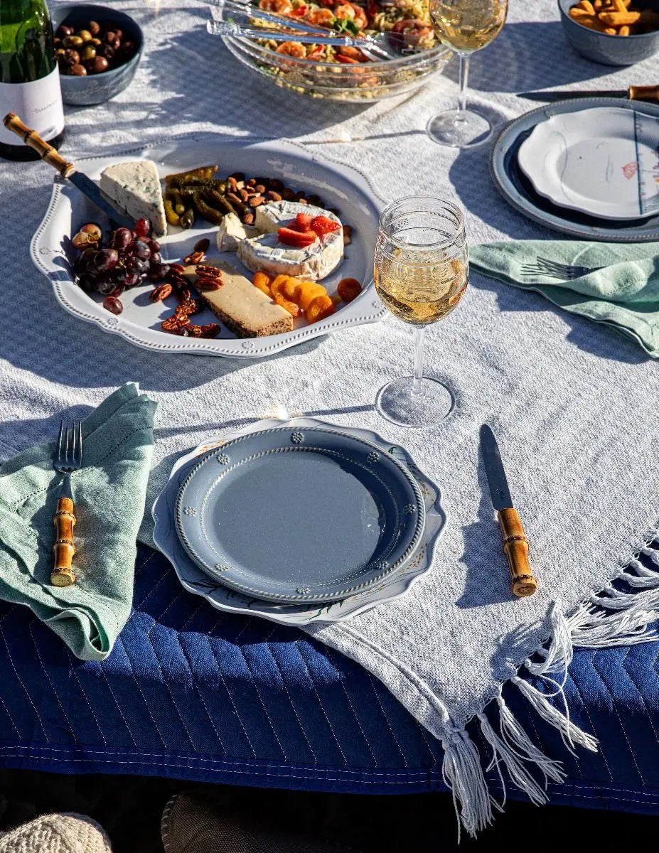 Berry & Thread Chambray Melamine Dessert/Salad Plate