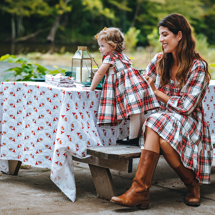 Snow Tartan Baby Eileen Dress