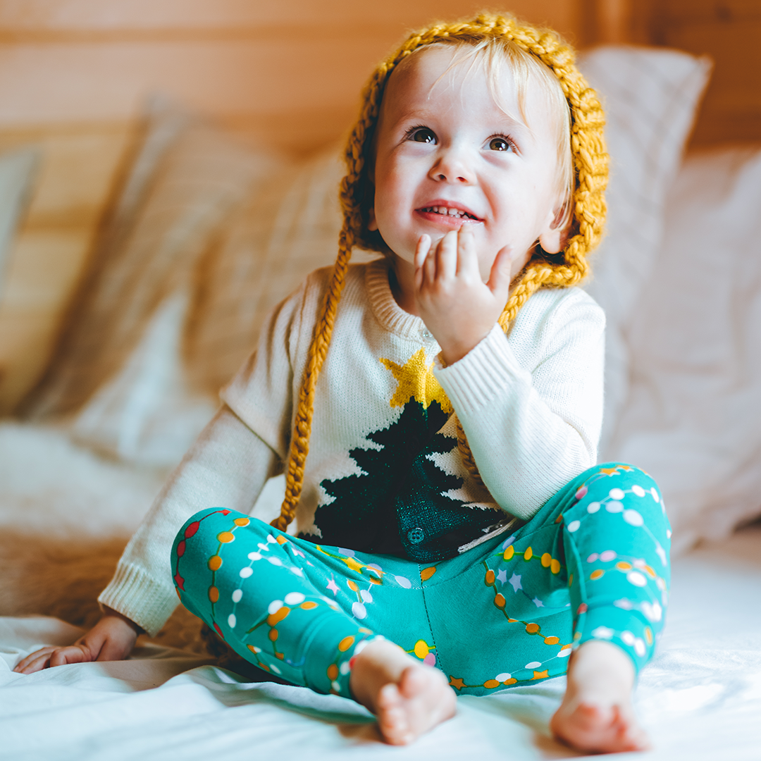 Cream Tree Baby Holiday Sweater