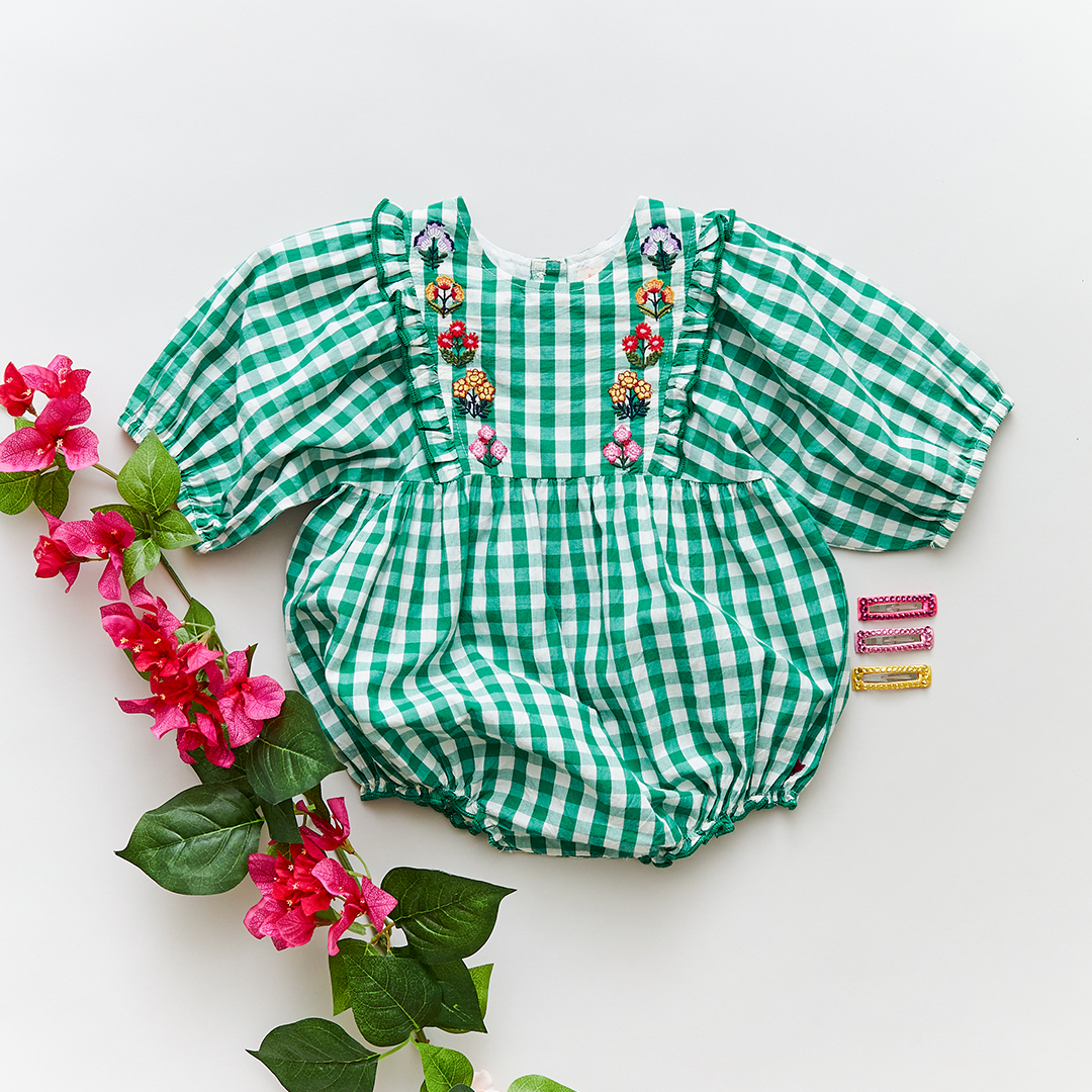 Bosphorous Gingham Juliet Bubble