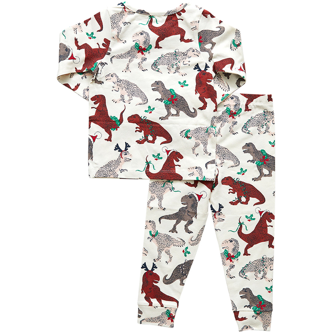 Holiday T-Rex Organic PJ Set