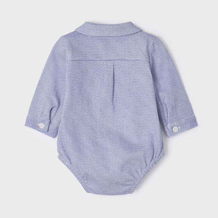 Blue Ecofriends Long Sleeve Onesie