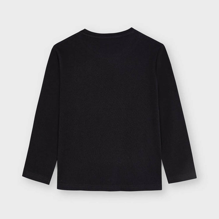 Black Long Sleeve Space T-Shirt