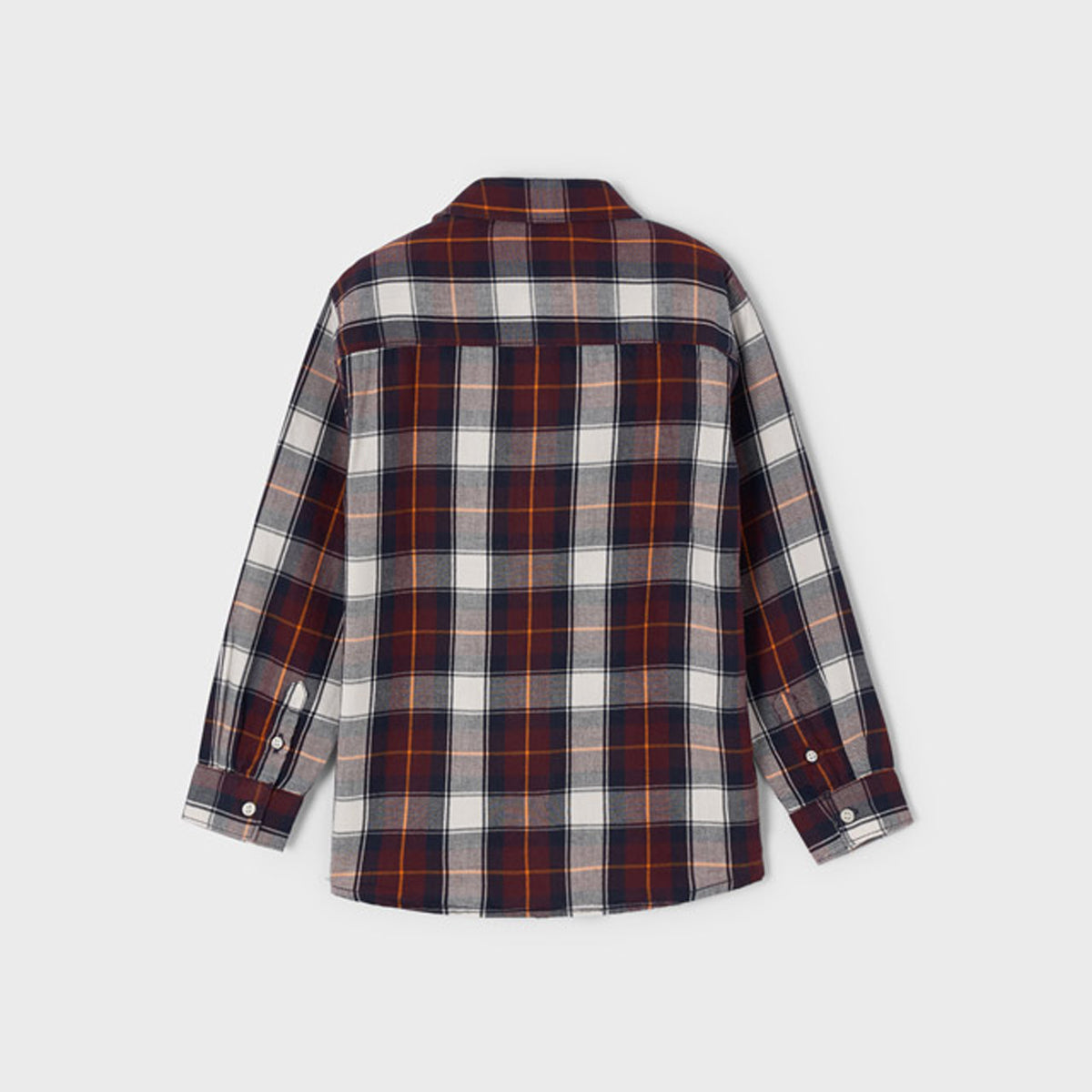 Ecofriends Plum Long Sleeve Plaid Shirt