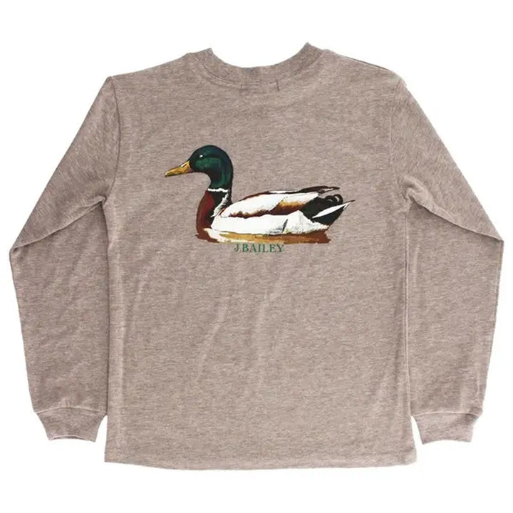 Bark Mallard Long Sleeve Logo Tee