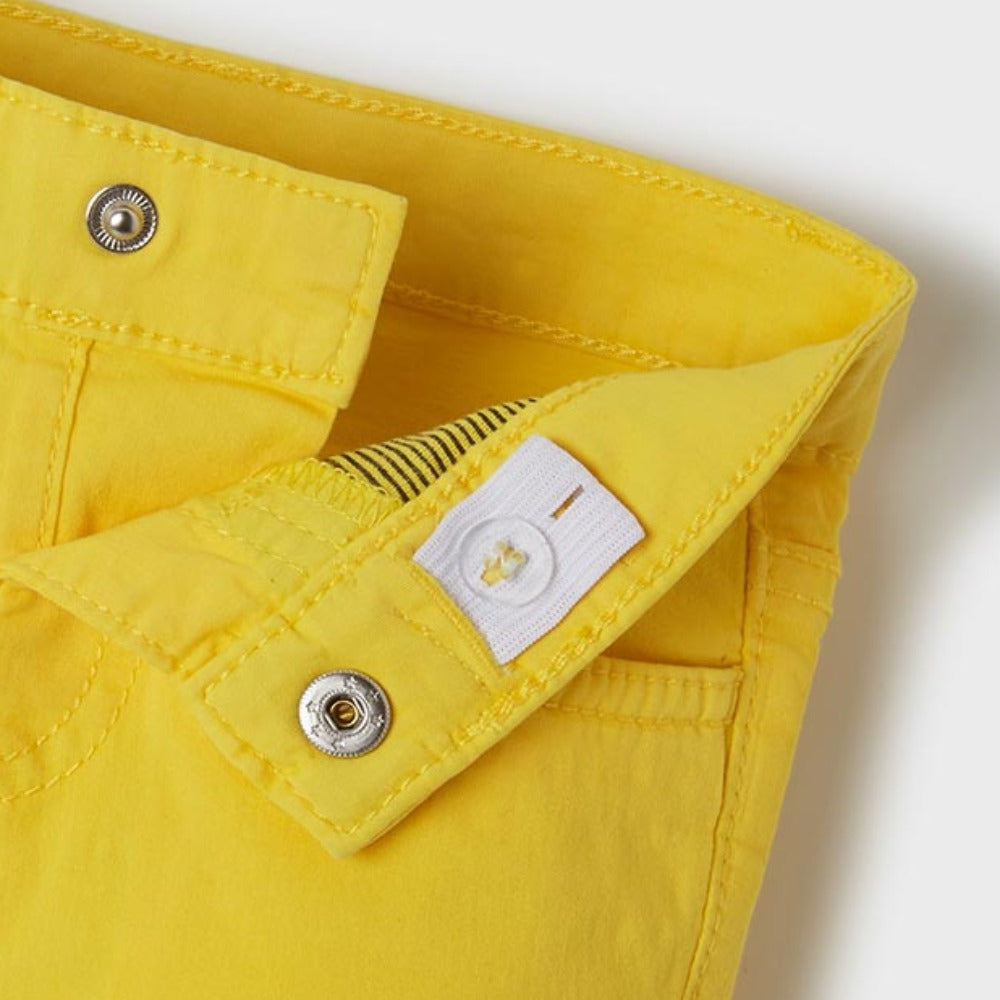 Yellow Bermuda Shorts