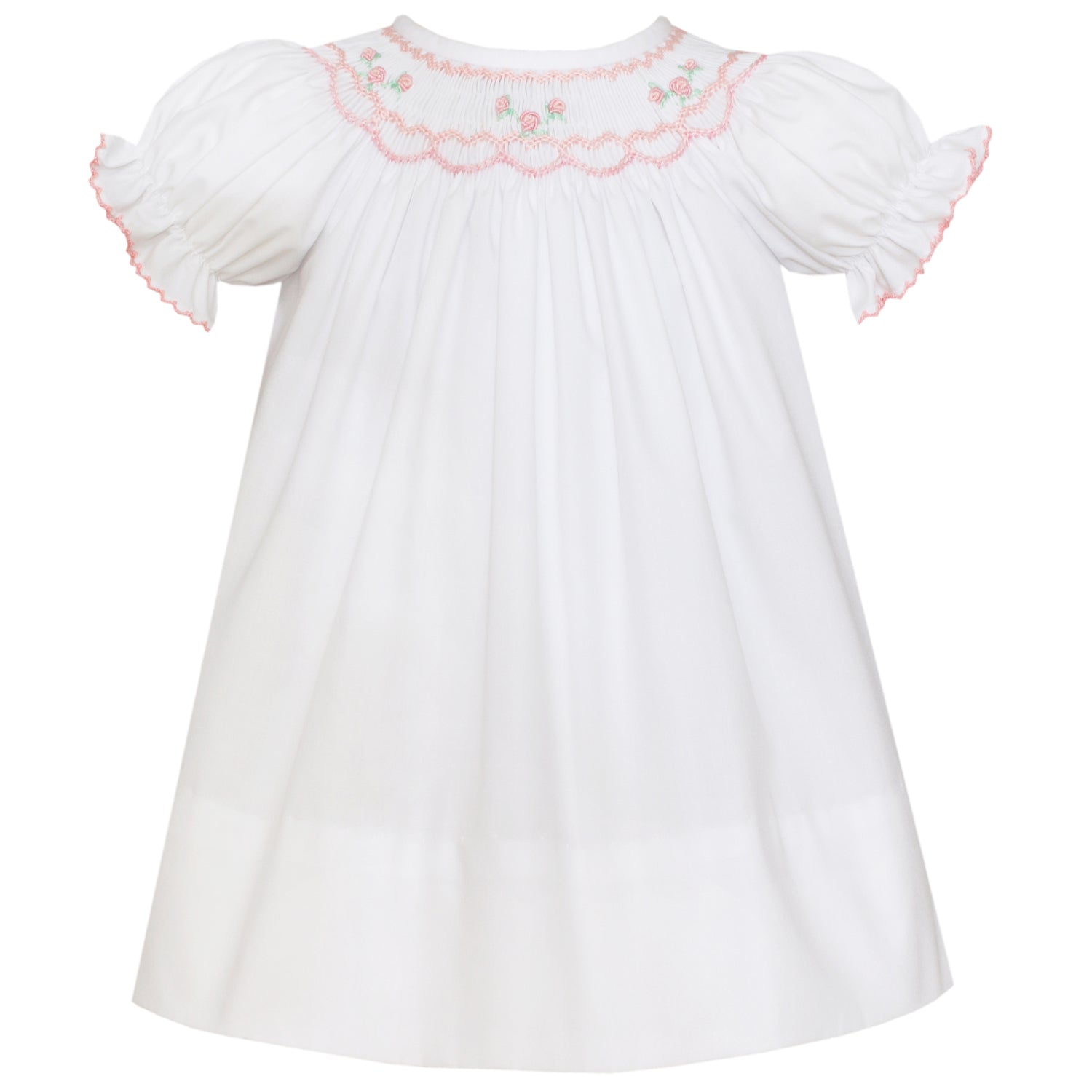 White Poplin Bishop Dress