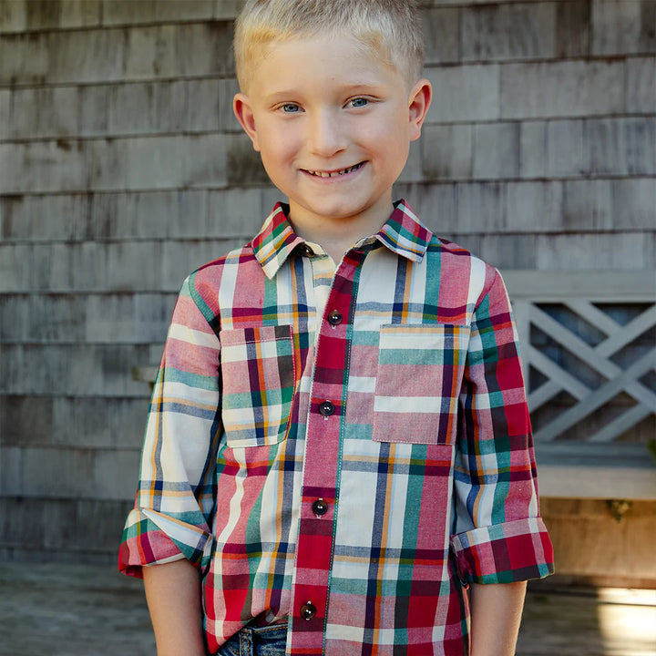 Holiday Tartan Boys Jack Shirt