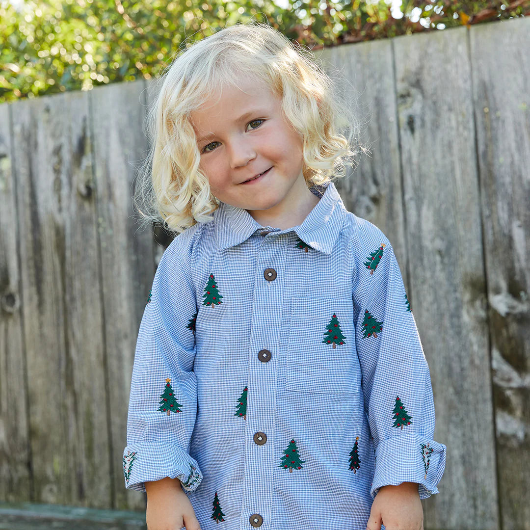 Tree Embroidery Jack Shirt