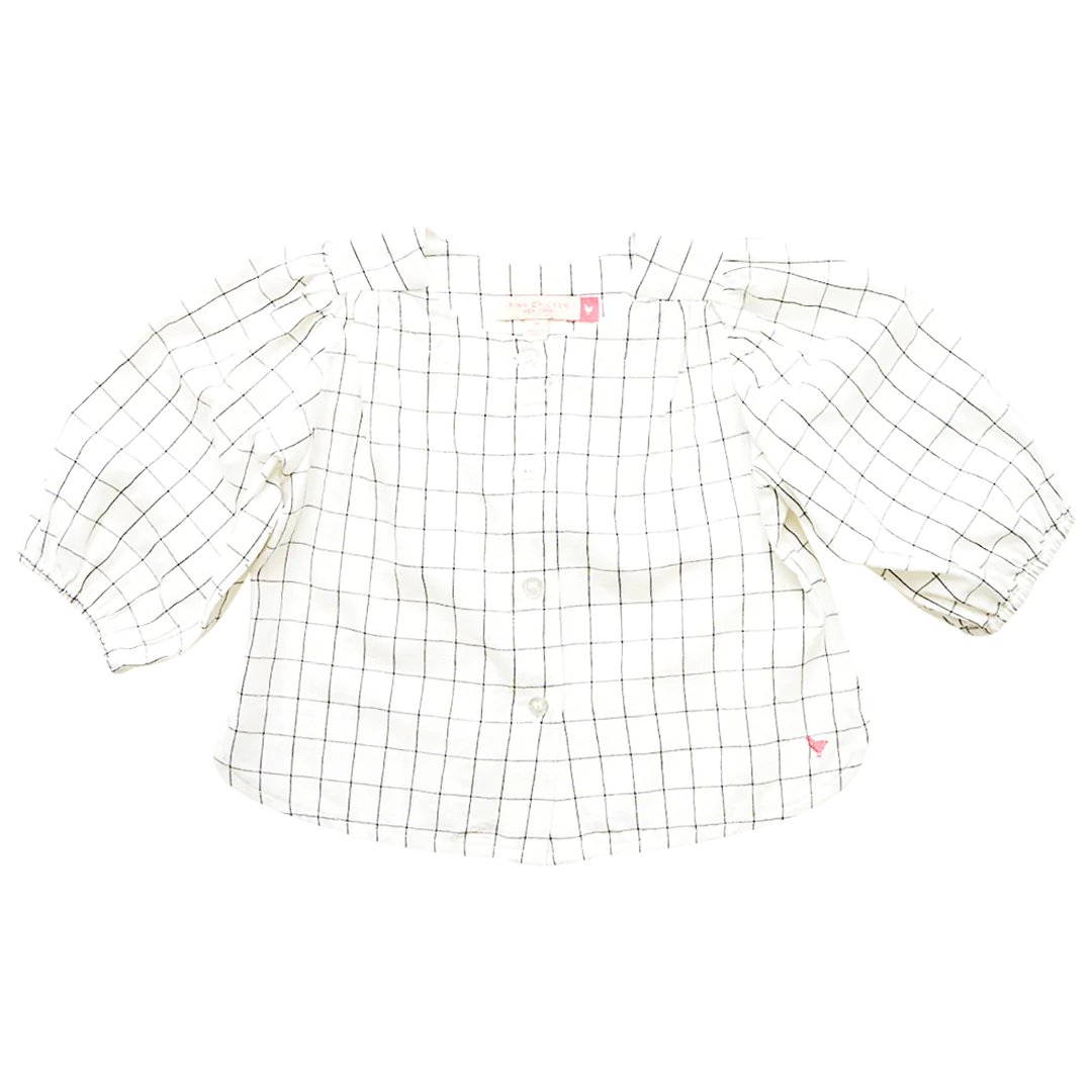 Windowpane Brooke Top