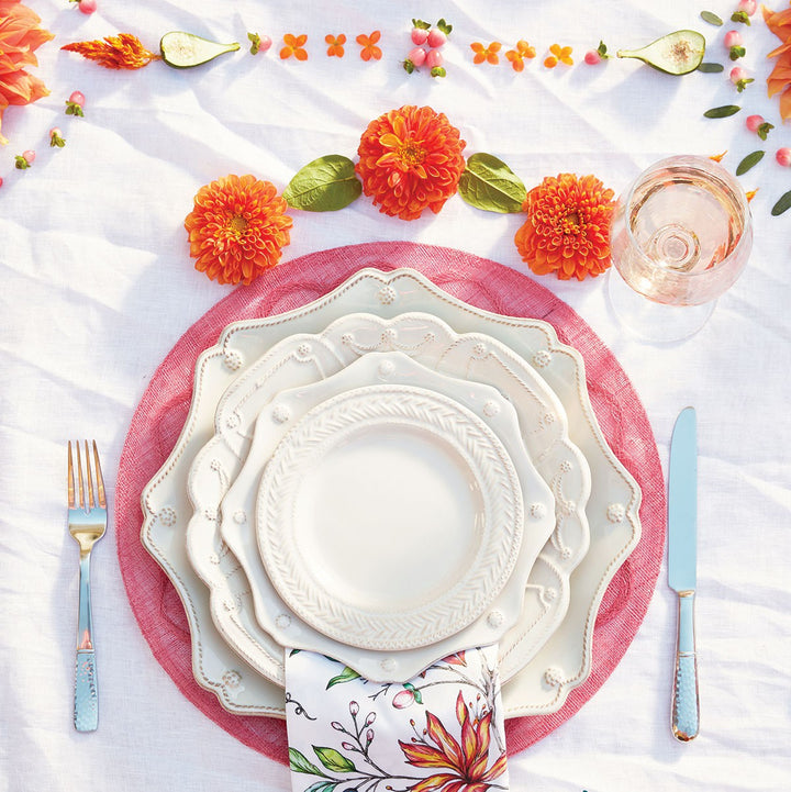 Tuileries Garden Pink Round Placemat